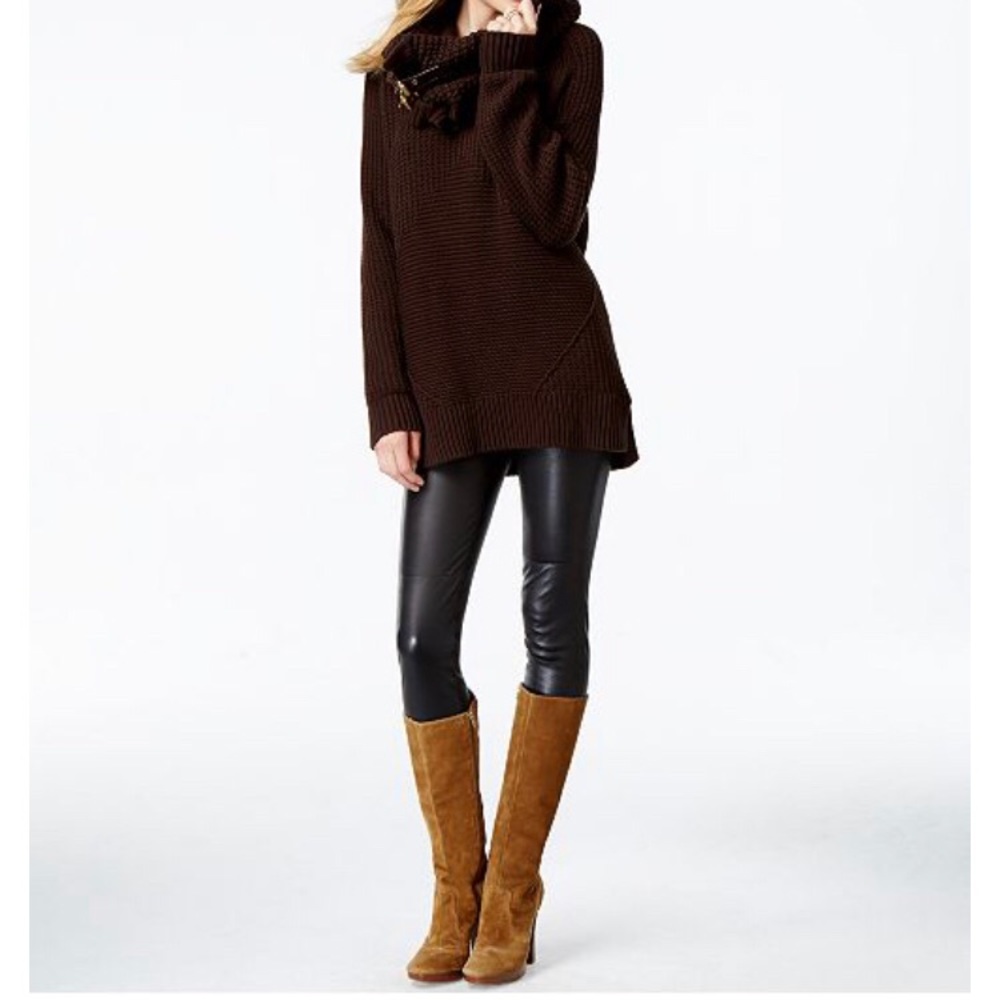 Michael Kors vegan leather leggings
